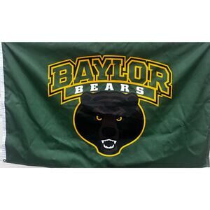 Baylor Bundle Flag Trash Can and Baseball Cap Pre-Owned in good condition